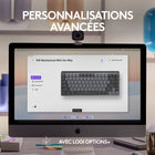 Logitech - MX Mechanical Mini pour Mac Clavier Sans Fil Illumine - Boutons Tactiles Silencieux - Gris ( Space Grey)-Rechargeable d'USB-C à USB-C : Le MX Mechanical Mini pour Mac offre jusqu'à 15 jours d'autonomie avec une charge complete et jusqu'à 10 mois avec le retroeclairage eteint