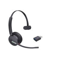 Yealink - Casque sans fil hybride mono WH64 - Microsoft Teams-Le Yealink WH64 Hybrid est un casque sans fil avec un dongle DECT pour le fonctionnement hybride.