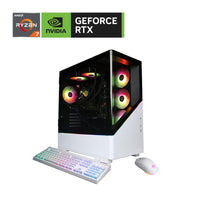 CyberPowerPC - Ordinateur de bureau gaming - AMD Ryzen 7 9700F - GeForce RTX 5060 Ti 8 Go - 16 Go de RAM - SSD de 1 To - Windows 11 Famille-Le processeur AMD Ryzen 7 9700F, doté de 8 cœurs et 16 threads, offre une puissance de traitement de classe gaming avec des fréquences d'horloge élevées, un multitâche fluide et des performances réactives pour les jeux à fréquence d'images élevée, le streaming et les titres AAA les plus exigeants