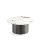 Manhattan Comfort - Ensemble de 2 tables basses et d’appoint Alondra, style moderne et glamour, noir-Design élégant et raffiné pour sublimer votre environnement de vie