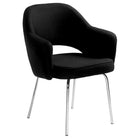 Nightingale - Tonik Chaise design à 4 pieds - Noir-Coque en bois profilée pour plus de solidité et de soutien