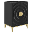 Modway - Beau 24" Armoire de toilette de salle de bain (lavabo non inclus) - Noir-Vanité de salle de bain 24" (lavabo non inclus)