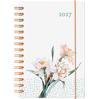 W. Maxwell - Agenda 2027 Baro - 5,25 x 8 po - Narcisse-Janvier à décembre 2027