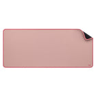 Logitech - Sous-main de bureau - Série Studio - Rose-Elevez Votre Bureau : Couleur, style et confort dans votre espace de travail. Protégez votre bureau avec le tapis de souris en tissu doux de Logitech Studio Series, Lavande, Rose foncé ou Gris moyen
