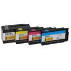 Nexink - Cartouches d’encre HP 952 HP952XL compatible à haut rendement - Combo Noir/Couleur - Paquet de 4-Couleur : Noir, cyan, magenta, jaune
