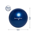 Bouncyband - Balance Ball Chair non roulant pour les collégiens / lycéens - 55 cm-En tant que chaise flexible, elle améliore la concentration et fournit un exutoire à l'excès d'énergie, soulageant l'anxiété, le stress et l'ennui