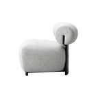 Manhattan Comfort - Bartow fauteuil d’appoint rembourré style milieu du siècle 30,7" - ivoire et noir - lot de 2-Plongez dans le confort avec un fauteuil d’appoint avec cadre