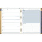 Cambridge - Agenda hebdomadaire/mensuel Stargazer 2026 - 11 po H x 8 1/2 po l - bleu - bilingue-Format des pages : 11 po H x 8 1/2 po l