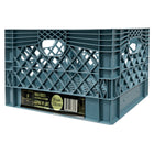Modern Homes - Crate de lait pour maisons modernes - 24 qt - Bleu calypso-Spacieux et empilable — parfait pour maximiser le stockage