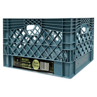 Modern Homes - Crate de lait pour maisons modernes - 24 qt - Bleu calypso-Spacieux et empilable — parfait pour maximiser le stockage