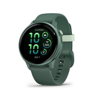 Garmin - vivoactive 6, vert jaspe métallisé avec bracelet vert jaspe-SUIVI ÉNERGÉTIQUE BODY BATTERY - Suivez votre niveau d'énergie tout au long de la journée pour savoir quand votre corps est rechargé et prêt à l'activité, ou épuisé et a besoin de se ressourcer grâce à un sommeil réparateur. Obtenez encore plus de détails et d'informations personnelles sur l'impact du sommeil, des siestes, des activités quotidiennes et d'un stress élevé sur votre énergie.