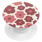 PopSockets - PopGrip - Fleurs Mauves-Désormais compatible avec le chargement sans fil grâce au retrait facile du PopTop