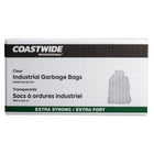 Coastwide Professional - Sacs à ordures - très résistants - 42 po l x 48 po L - transparents - Paquet de 100-Robustesse : Très robuste