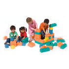 Creativity Street - Gorilla Blocks Blocs de construction extra larges - 3,5 po x 3,5 po à 3,5 po x 10,75 po - Couleurs assorties - 66 pièces-66 éléments de construction durables