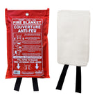 First Aid Central - couverture anti-feu - 40 x 40 po - Paquet de 2-Peut être utilisé comme bouclier thermique rayonnant pour aider à échapper aux incendies