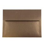  JAM Paper Enveloppes d'invitation métalliques A7 - 5,25 x 7,25 po - Stardream Bronze - paquet de 25-Couleur : Bronze rêve stellaire