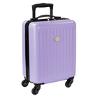 Pep Rally - Valise 19,25 po cabine pour enfant - Bleu-Roulettes pivotantes à 360 degrés pour un roulement doux et silencieux (4 roulettes)