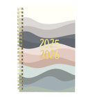 Blueline - 2025-2026 agenda académique hebdomadaire/mensuel - 8 po x 5 po - Collection Océan - Bilingue-Espace ligné pour chaque jour de la semaine
