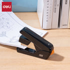 Deli - Agrafeuse de bureau à effort réduit, capacité de 55 feuilles-Construction métallique durable : agrafeuse extra-robuste et très résistante dotée d’un rail intérieur spécial conçu pour maintenir solidement les agrafes à plat