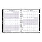 Blueline - 2026 Agenda mensuel Dramatic Floral 14 mois avec couverture imprimée - 11 po x 8-1/2 po - Bilingue-Contient des sections pour les contacts, mots de passe, notes et tâches