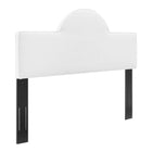 Modway - Soleil Performance Velvet Lit King, Blanc-Velours de performance résistant aux taches