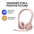 Logitech H390 Casque Stéréo Filaire pour PC/Ordinateur Portable avec Microphone Antibruit -  Rose-9