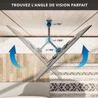 Mount-It! - Support mural à mouvement complet pour écrans de 23 à 55 pouces-Éloignez votre téléviseur jusqu'à 15,6 pouces du mur pour obtenir un angle de visionnement parfait