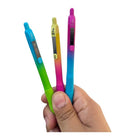 Zebra - Stylo bille rétractable Z-Grip - 1.0 mm - Noir - Assortis-Encre à bille à faible viscosité pour une écriture fluide et sans bavure