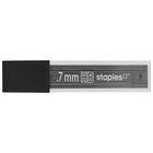 Staples - Mines de rechange pour portemine - 0,7 mm - HB - Paquet de 144-144 mines, 12 mines par tube, 12 tubes par boîte