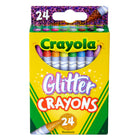 Crayola - Crayons pailletés, 24 par paquet, 6 paquets-Idéal pour les projets d'art et d'artisanat