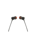 JBL – Écouteurs intra-auriculaires Tune 110, noir-Câble plat sans enchevêtrement durable 
