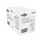 Globe Commercial - Serviettes pliées hautes NAP700 - 1 pli - Blanches - 500 serviettes/paquet - Paquet de 20-Économique