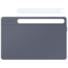 Samsung - Étui Smart Book pour Galaxy Tab S10/S9 - Bleu-Grâce à sa conception magnétique, vous pouvez facilement détacher et rattacher la coque arrière pour adapter votre appareil à vos besoins quotidiens.
