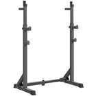 Soozier - Support de squat réglable-Poteaux en acier haute densité et structure triangulaire solide, garantissant qu'il ne vacille pas et ne tremble pas lorsque vous y placez des poids 