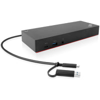 Lenovo - ThinkPad Hybrid USB-C avec station d'accueil USB-A-Station d'accueil hybride