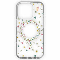 Ideal of Sweden - Coque transparente avec MagSafe pour iPhone 16 Pro Max - Fleurs délicates-Conception antichoc avec des bords surélevés pour protéger l’écran et l’appareil photo