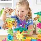 Learning ResourcesMD – – Singes mobiles Gears! Gears! Gears!MD-Comprend des engrenages, une manivelle, des connecteurs et des plaques de base en plastique pour des possibilités de construction illimitées