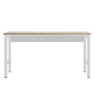 Manhattan Comfort - Table de garage moderne Fortress 72,4" - Blanc-Tableau des tâches parfaites pour la buanderie et le garage