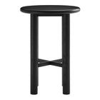 Modway - Alvia Ronde 30  po Bois Bar Table - Noir-Table en bois à hauteur de barre