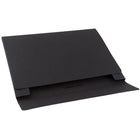 JAM Paper - Portefeuille Kraft avec Fermeture Élastique Grand - 11 x 15 x 3/8 - Noir Recyclé-Fabriqué à partir de carton kraft durable 100 % recyclé et doté d'une fermeture élastique sécurisée