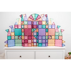 Connetix - Pastel Pack Créatif, Contenant 120 Pièces-Construisez des créations plus solides et profitez de réfractions plus claires à mesure que vous gagnez en confiance et en familiarité avec le jeu de tuiles magnétiques