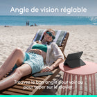 Logitech - Flip Folio pour iPad Pro 11 pouces, iPad Air 11 pouces-NAM: Plastique recyclé : Les pièces en plastique de Flip Folio sont en plastique recyclé post-consommation certifié (Midnight Black: 37 %)* ROW: Plastique recyclé : Les pièces en plastique de Flip Folio sont en plastique recyclé post-consommation certifié (Graphite: 37 %, Lilas XX %, Pale Grey XX %)