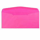 JAM Paper Enveloppes format livret Brite Hue à fenêtre avec rabat gommé, 4 1/8 x 9 1/2 po, rose éclatant, 1000/paquet-Ouverture : livret