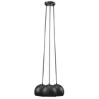 Modway - Chalice 3-Lumière Métal Pendentif - Noir-Pendentif suspendu à 3 lumières
