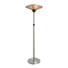 EnerG+ - 1500-Watt Infrared Free-Standing Electric Outdoor Heater with LED and Remote-Le chauffe-terrasse portatif monté sur poteau vous permet de diriger la chaleur exactement là où vous en avez besoin