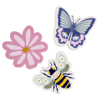 Pep Rally - Effaces Assortis - Sweet Boho-Gommes à effacer de fantaisie en forme de papillon, de fleur et d’abeille