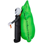 GEMMY - Décorations gonflables d'Halloween Jack Skellington et Oogie Boogie avec LED - 195,5 cm x 150 cm-Se gonfle automatiquement en quelques secondes