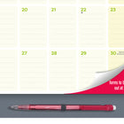 Blueline - 2024-2025 Calendrier Magnétique Fridgeplanner - 14 po x 13 1/2 po - Anglais-Jours fériés de l’Amérique du Nord