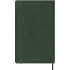 Moleskine - Agenda semainier Classic18 mois 2025-2026 - couverture souple - grand format (12 -7 x 21 cm) - vert myrte - 208 pages-Ouverture à plat à 180°
