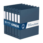 Davis Group Super économie, Reliure à anneaux ronds 1 po, paquet de 6 – Bleu Marine-3 Reliure À Anneaux